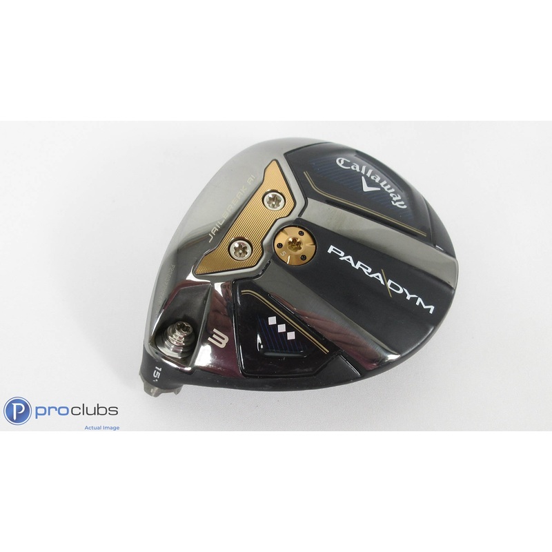 Left Hand Callaway Paradym  15* – 3 Wood – Head Only – L/H 403456
