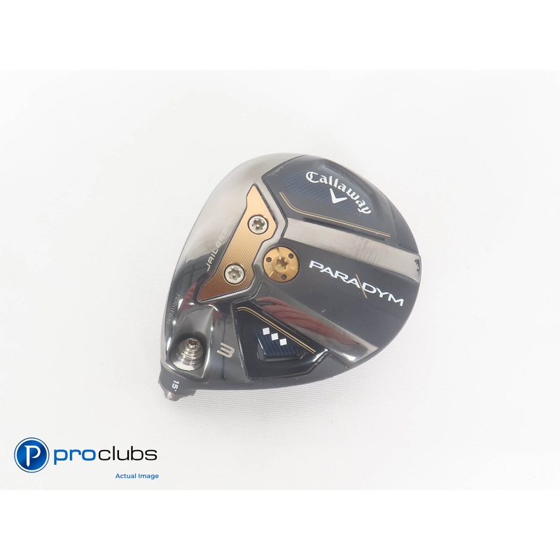 Left Handed Callaway Paradym  15* – 3 Wood – Head Only – L/H – 381803