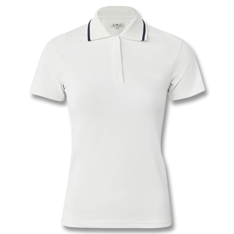 Malbon Evergreen Paloma Golf Polo White – FW24 Women