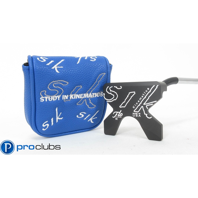 NEW SIK FLO M-SERIES SWEPT NECK TOPLINE BLACK PUTTER 35″ w/ HEADCOVER #368003