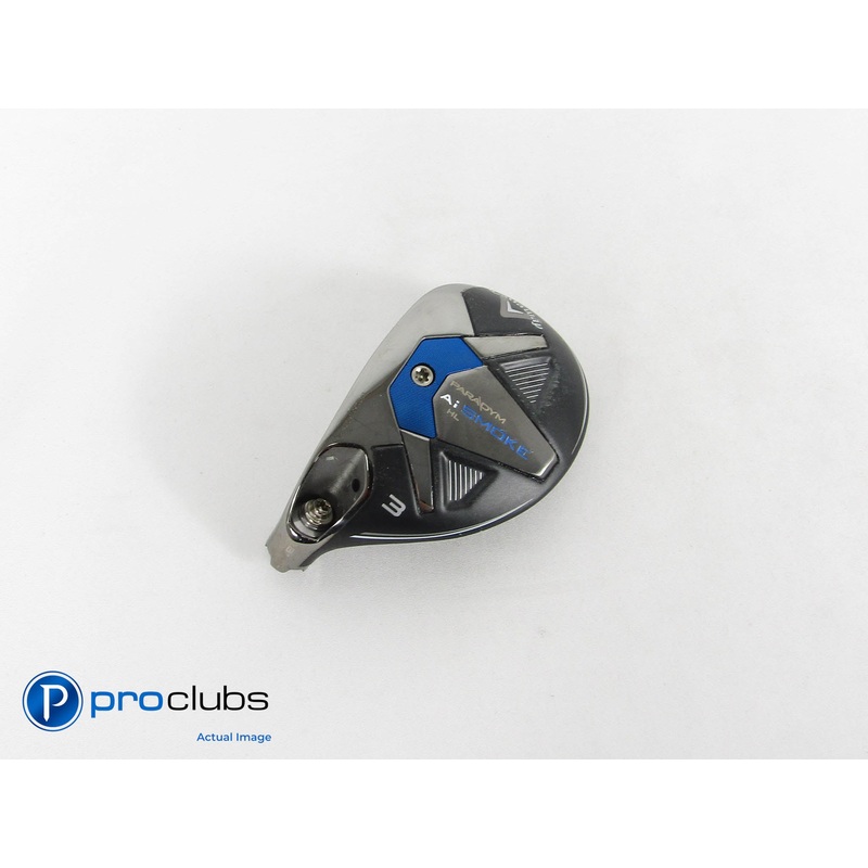 Nice! Left-Handed Callaway Paradym Ai Smoke HL 18* 3 Hybrid – Head Only – 430606