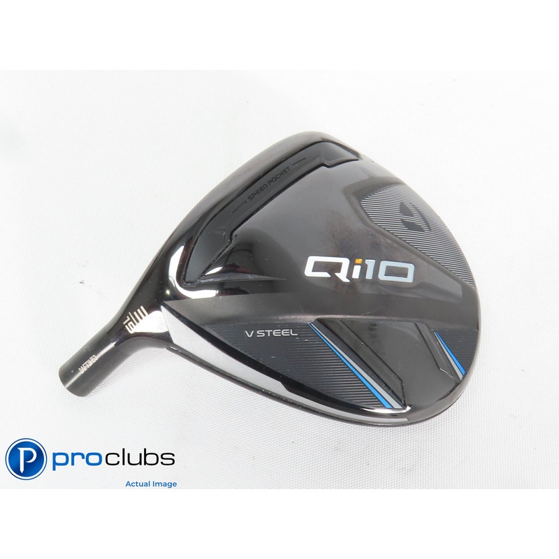 Nice! Left Handed TaylorMade Qi10 15* 3 Wood – Head Only – 433566