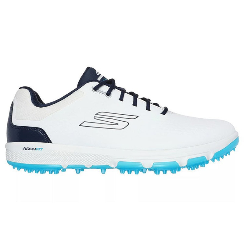 Skechers Go Golf Pro 6 SL Golf Shoes – White/Navy/Blue