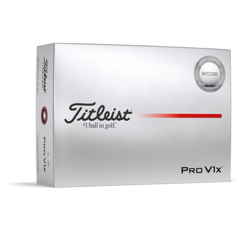 Titleist Pro V1x Enhanced Alignment Golf Balls 2025 – One Dozen