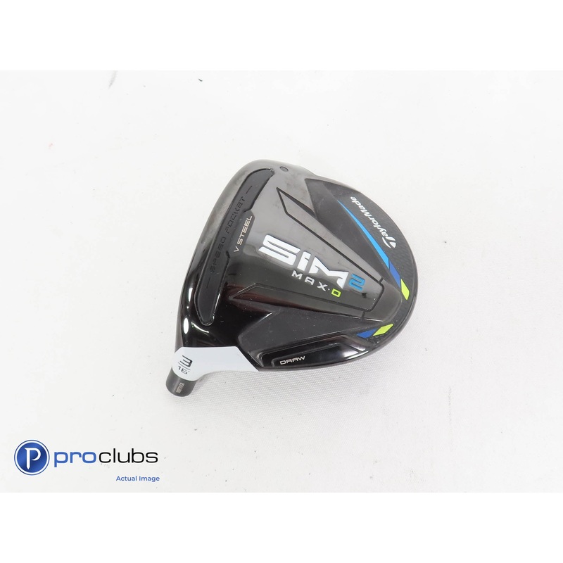 Left Handed TaylorMade SIM 2 MAX D 16* 3 Wood HEAD ONLY – 290472