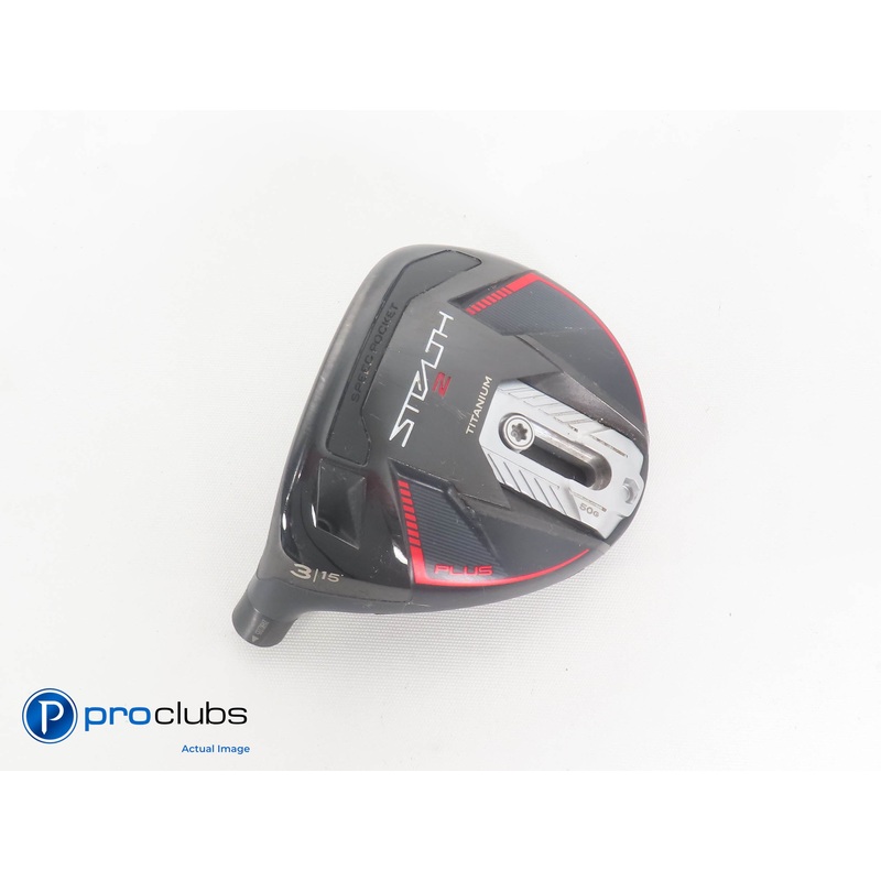 Left Handed TaylorMade Stealth 2 Plus 15* 3 Wood – Head Only – L/H – 380916