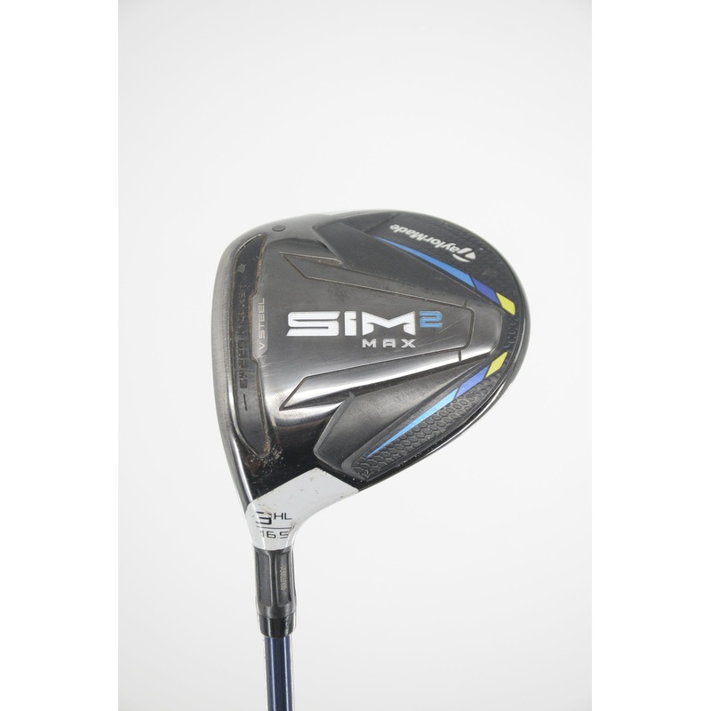 Lefty TaylorMade SIM2 Max Steel 3HL Wood R Flex 43″