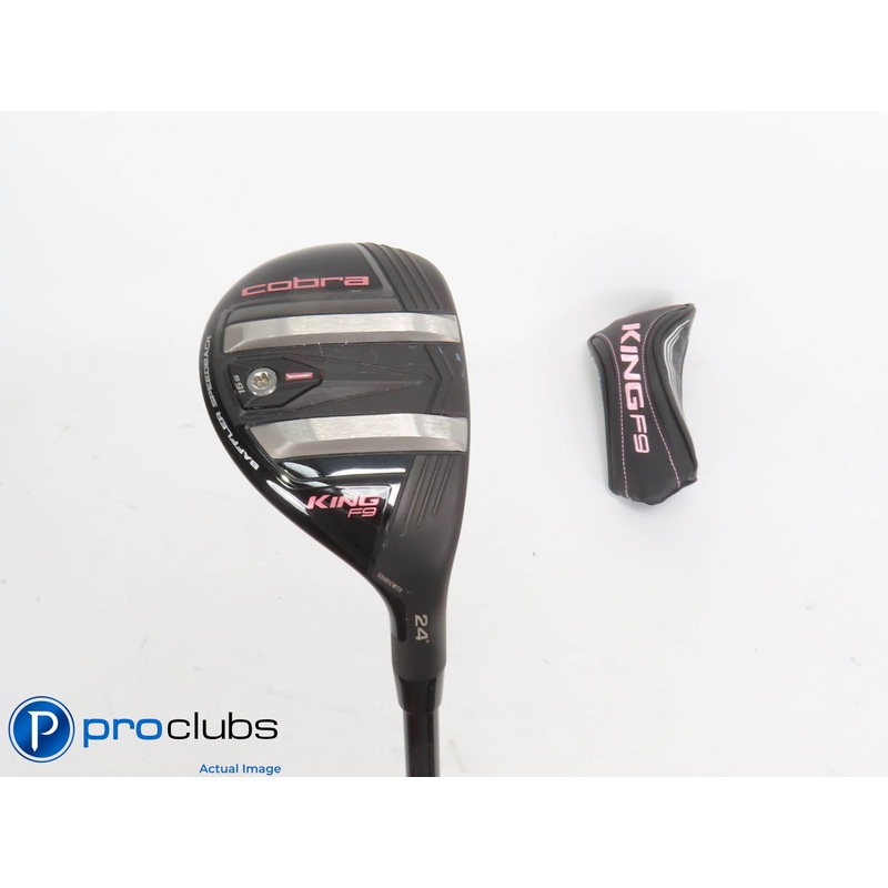 Mint! Ladies Cobra King F9 24* 5 Hybrid w/ HC – Fujikura Atmos 60g Ladies 417106