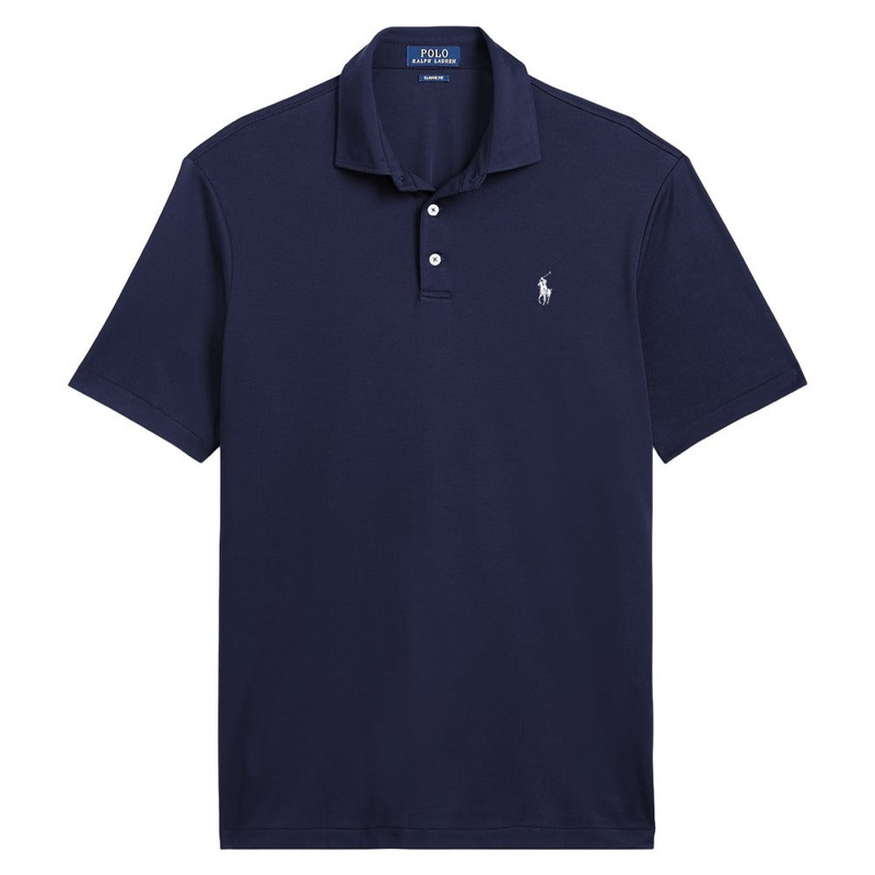 Ralph Lauren Tour Pique w/Cut & Sewn Collar Golf Polo Refined Navy – FW24 Men