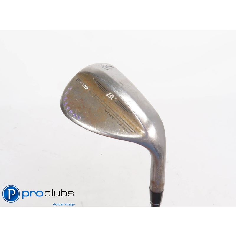 Titleist Vokey SM9 RAW (10* S-Grind) 58* Wedge Dynamic Gold Black X100 #415579
