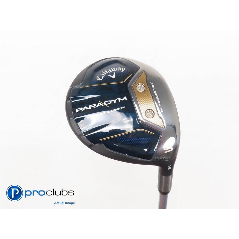 Callaway PARADYM 18* 5 Wood – Fujikura Vista Pro 45g Regular Flex – 396378