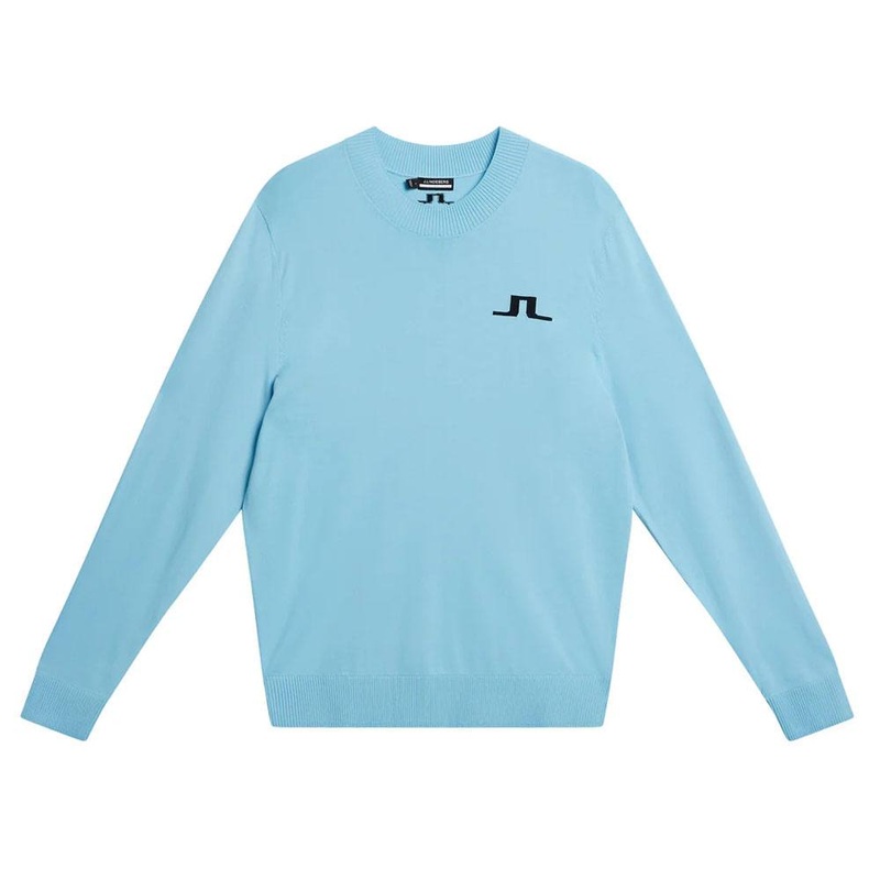 J.Lindeberg Gus Knitted Golf Sweater Baltic Sea – SS24 Men