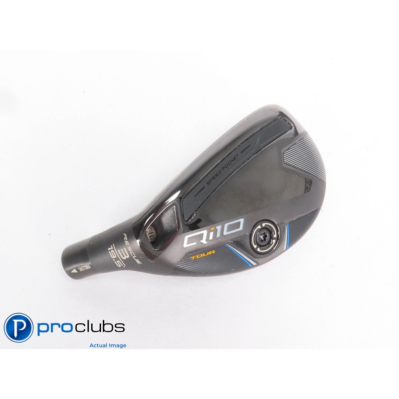 Left Hand TaylorMade Qi10 Tour Rescue 19.5* 3 Hybrid – Head Only – L/H – 429397