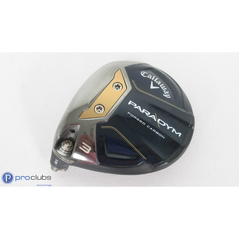 Left Handed Callaway Paradym 15* – 3 Wood – Head Only – L/H 379630