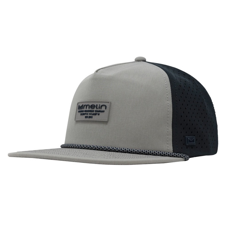 Melin Hydro Coronado Brick Golf Cap Heather Gray/Navy- FW24 Men