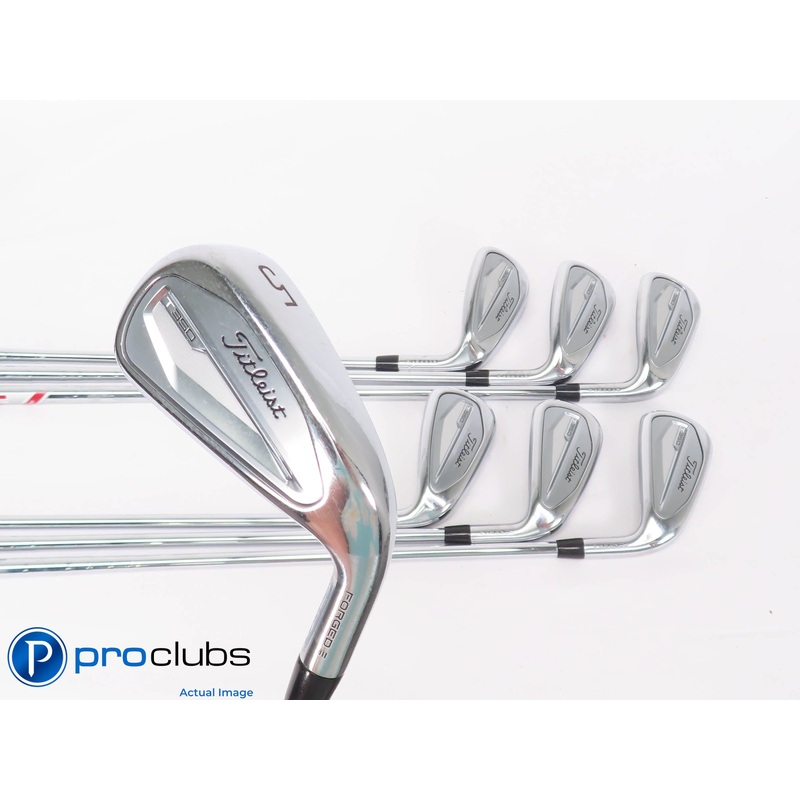 Nice Titleist ’23 T350 5-PW,GW IRON SET – AMT Red R300 Regular Flex Steel 448011