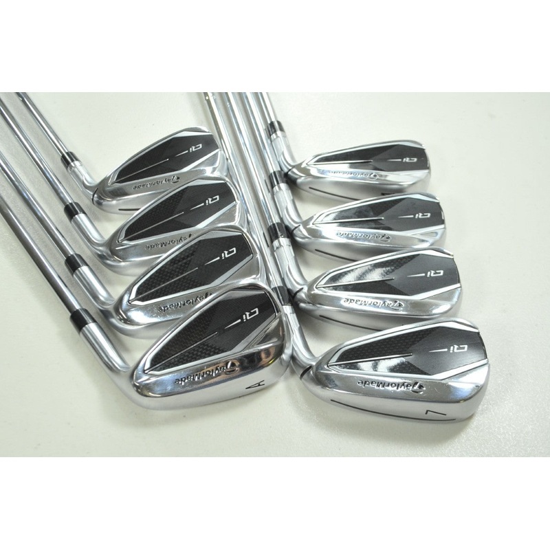 TaylorMade Qi 4-PW,AW Iron Set Regular Flex Right DG MID R300 Steel # 199786
