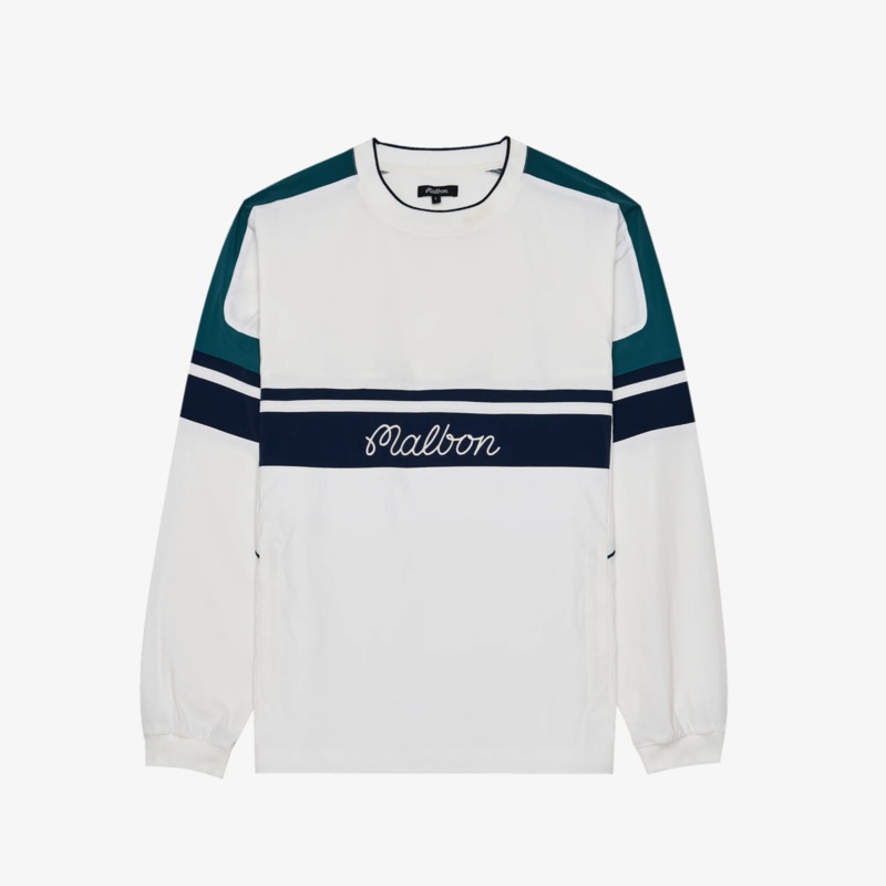 MALBON GOLF MEN SPORTIVA NYLON POPOVER