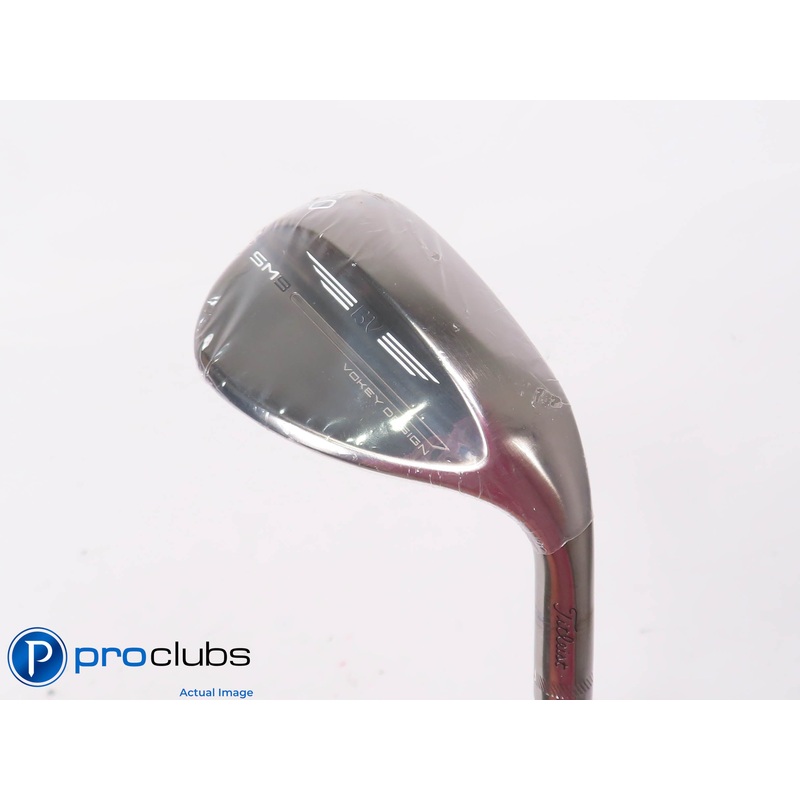 New! Titleist Vokey SM9 Brushed Steel D-Grind 60*(12*) Wedge – X-Flex – 447653