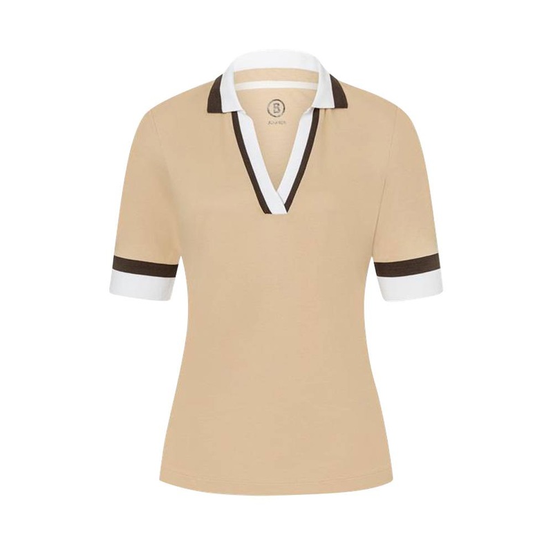 Bogner Elonie Golf Polo Desert Sand – SS23 Women