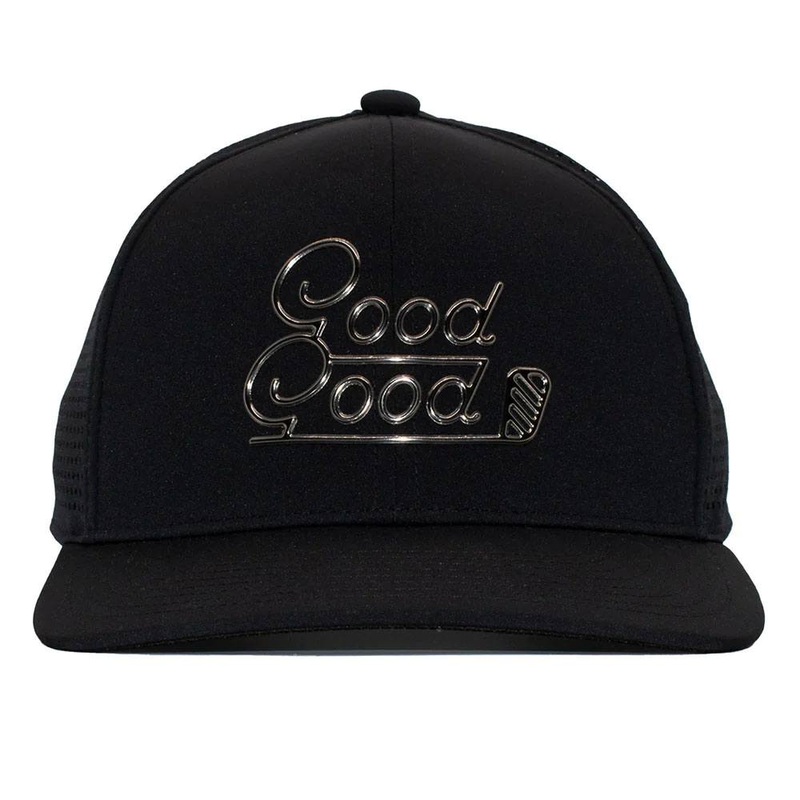 GoodGood Golf High Gloss Life Trucker Golf Cap Black – 24 Men