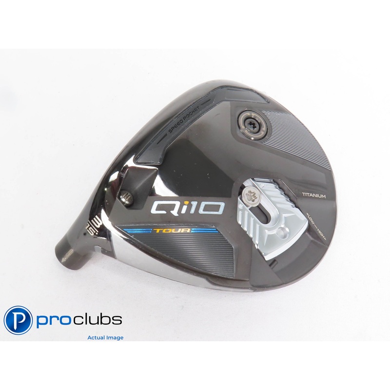 Excellent! Left Handed TaylorMade Qi10 Tour 15* 3 Wood – Head Only – 429373