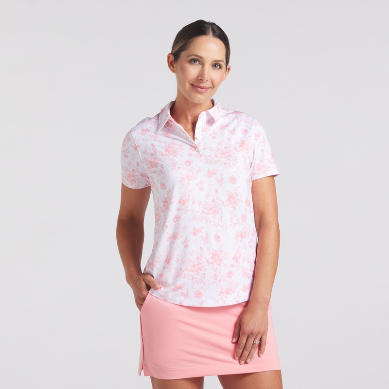 Women’s CLOUDSPUN Toile Golf Polo