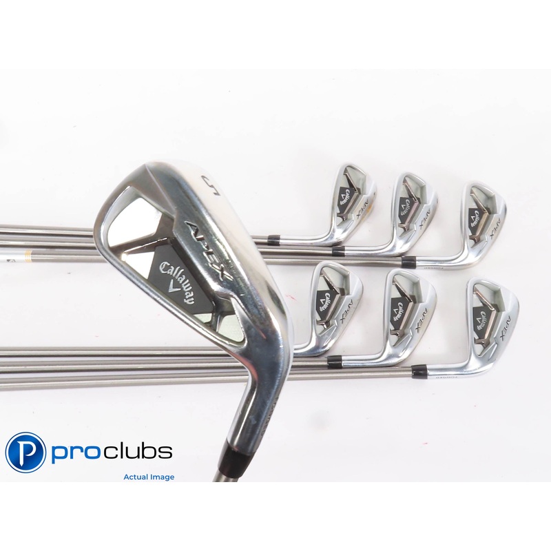 Callaway ’21 APEX 5-PW,AW IRON SET – Steelfiber fc80 Stiff Flex Graphite 432774