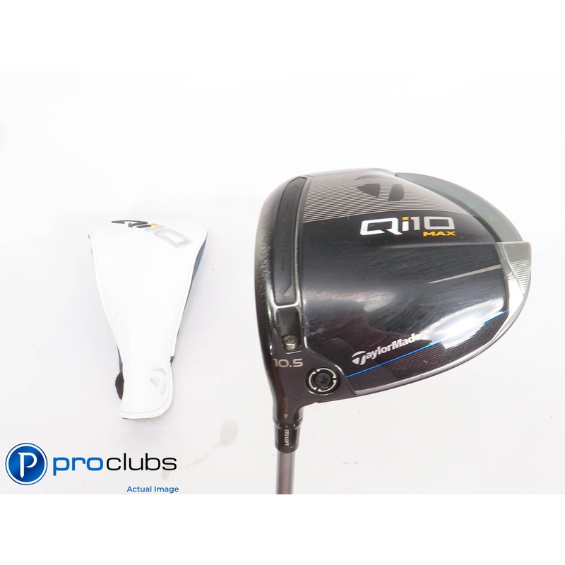 Left Handed TaylorMade Qi10 MAX 10.5* DRIVER w/HC Speeder 50 Regular Flex 437101
