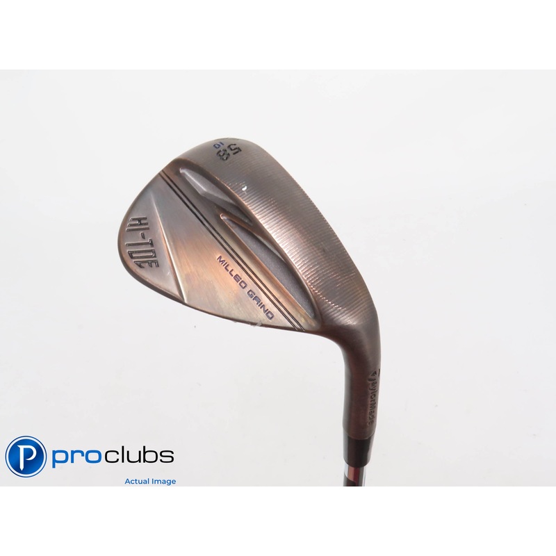 Nice TaylorMade Milled Grind HI-TOE 3 58*(10*) WEDGE – KBS 115 Wedge Flex 409192