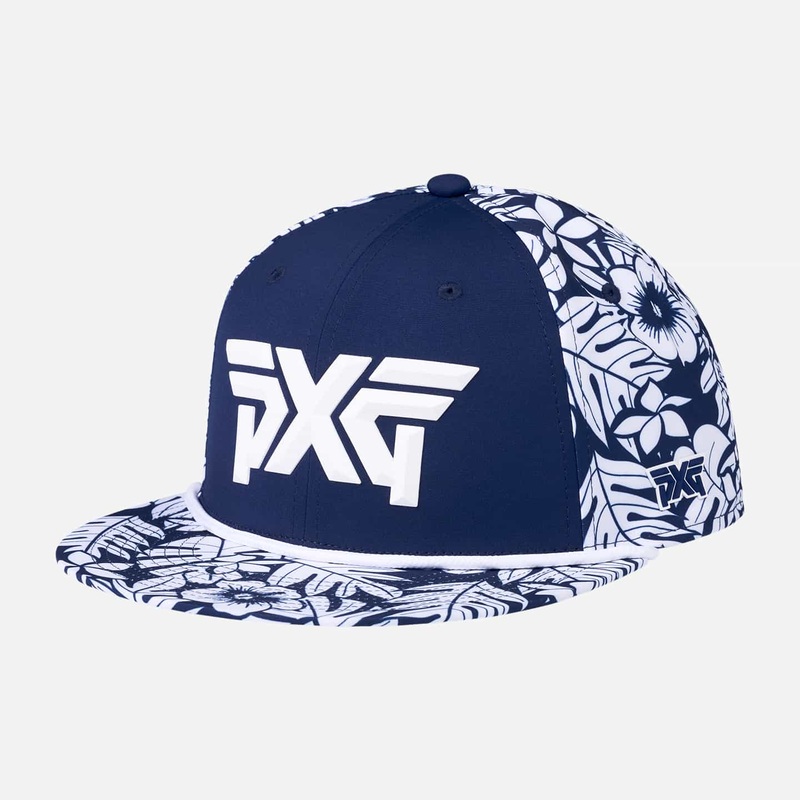 Aloha 2025 6 Panel Flat Bill – Navy – One Size