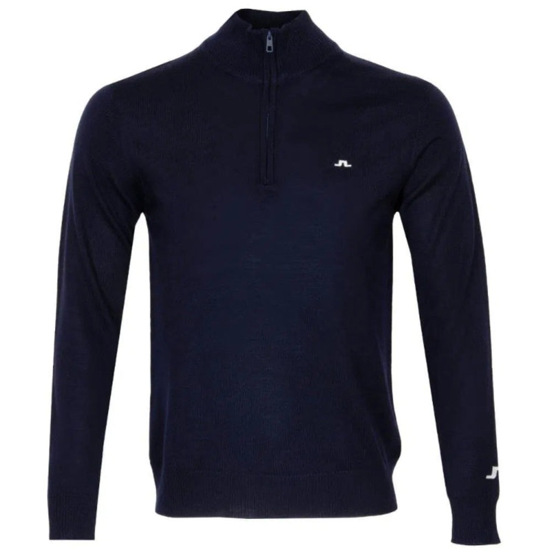 J Lindeberg Kian Zip Neck Golf Pullover