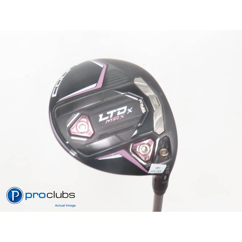 Ladies Cobra KING LTDx MAX 18.5* 3 WOOD Blk/Pink – Aldila 55 Ladies Flex 393661