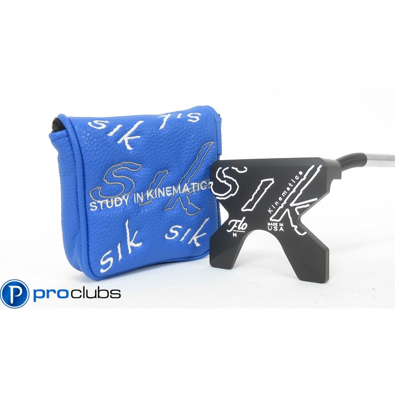 NEW SIK FLO M-SERIES SWEPT NECK FLANGELINE BLACK PUTTER 34″ w/ HEADCOVER #368000