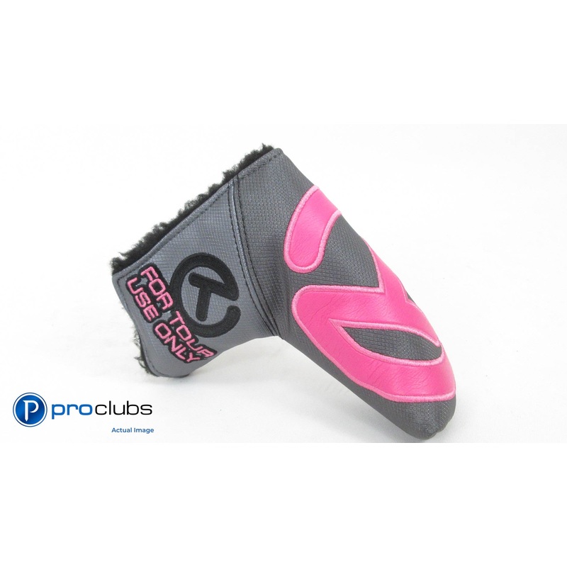 SCOTTY CAMERON TOUR INDUSTRIAL PINK / CHARCOAL BLADE PUTTER HEADCOVER #329091