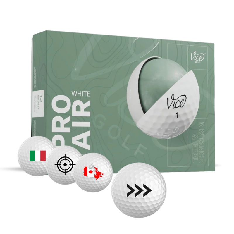 Special Symbol Custom Golf Balls – Unique Vice Pro Air