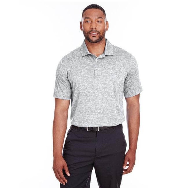 Custom Logo PUMA Golf Icon Heather Golf Polo – Mens