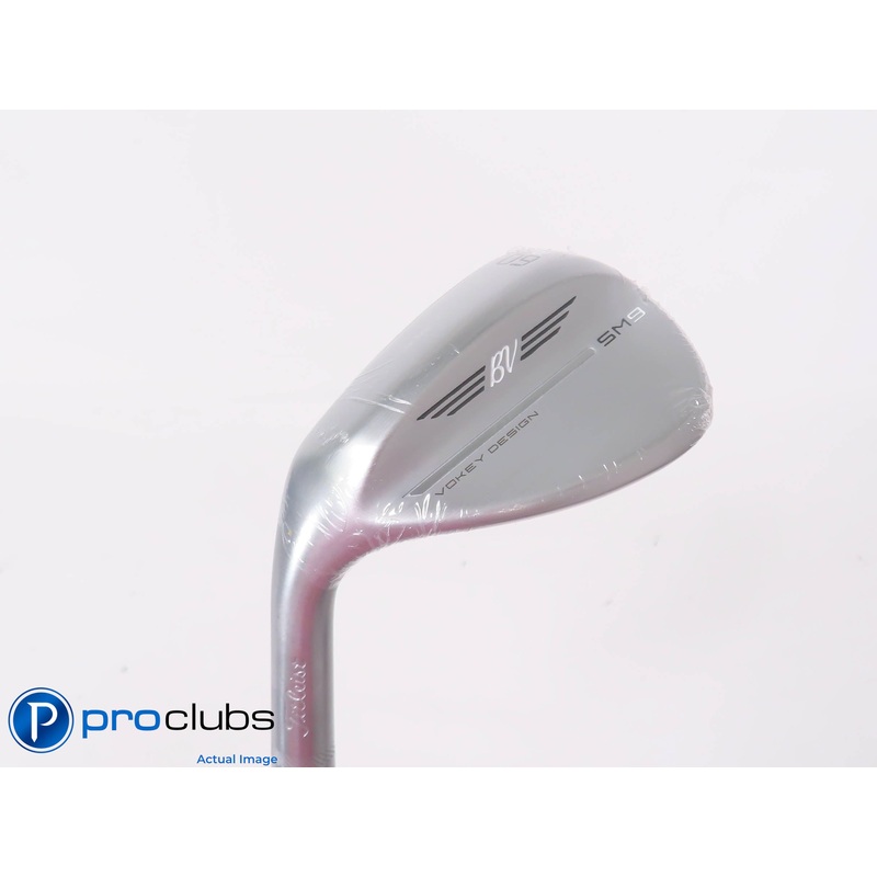 New! Left Handed Titleist Vokey SM9 Chrome S-Grind 60*(10*) Wedge -X-Flex 447671