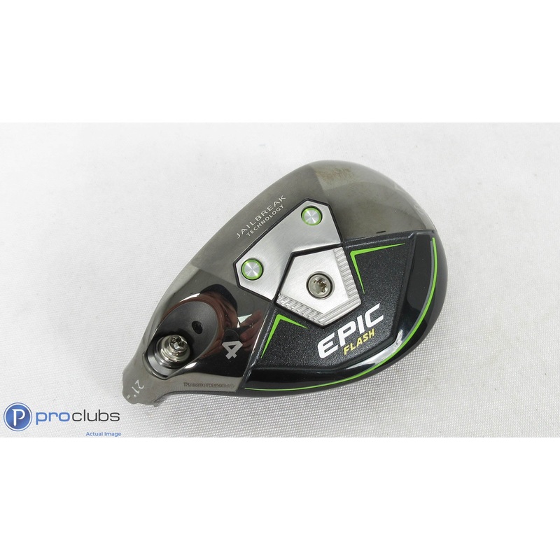 Nice! Left Handed Callaway Epic Flash 21* – 4 Hybrid – Head Only – L/H 397272