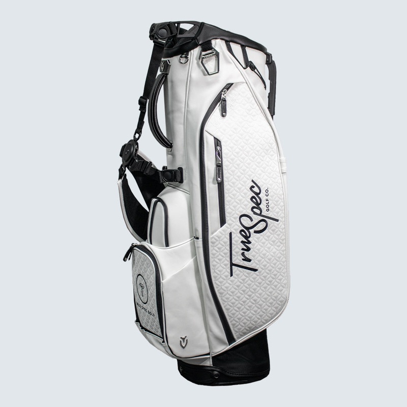 True Spec Golf Player IV Stand Bag – White