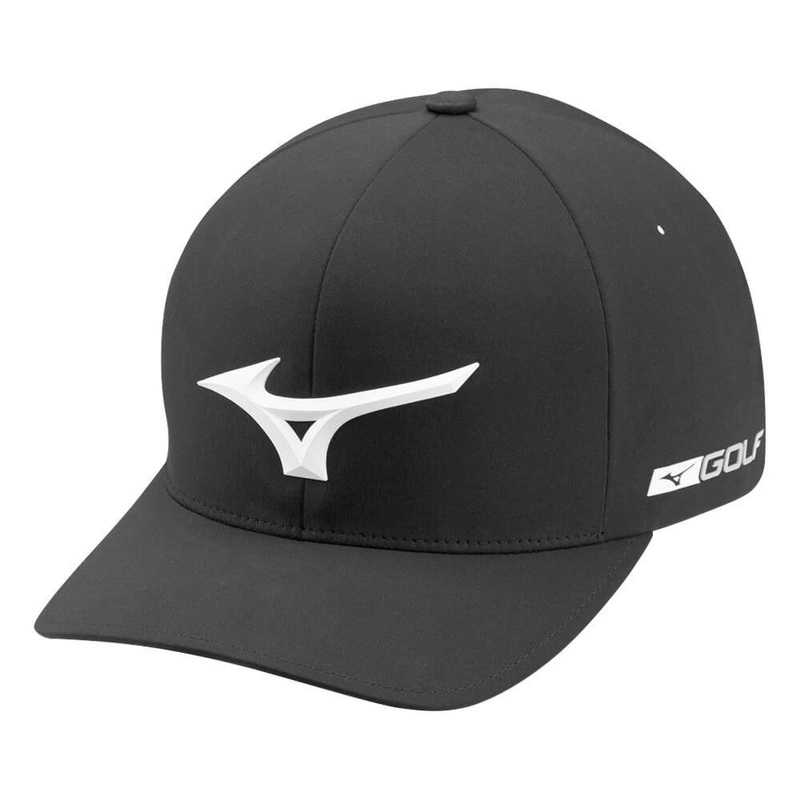 Mizuno Tour Delta Fitted Golf Cap Black – 22 Men