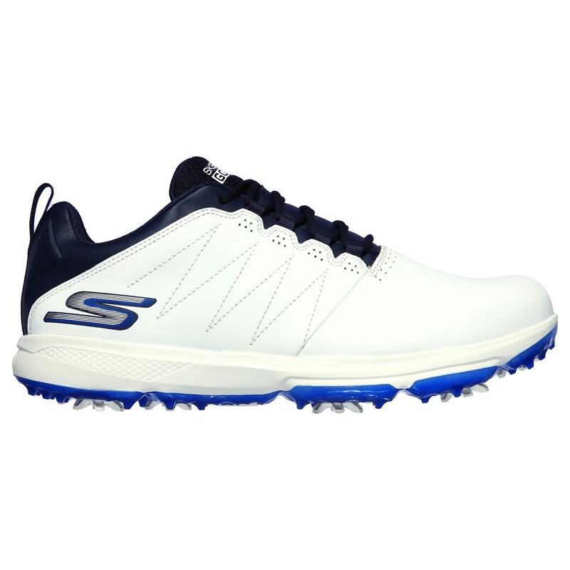 Skechers Go Golf Pro 4 Legacy Golf Shoes – White/Navy