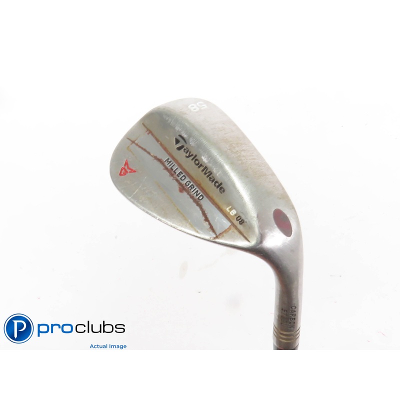 TaylorMade Milled Grind RAW 58*(8*) WEDGE LB-Grind – Stiff Flex Steel 434110