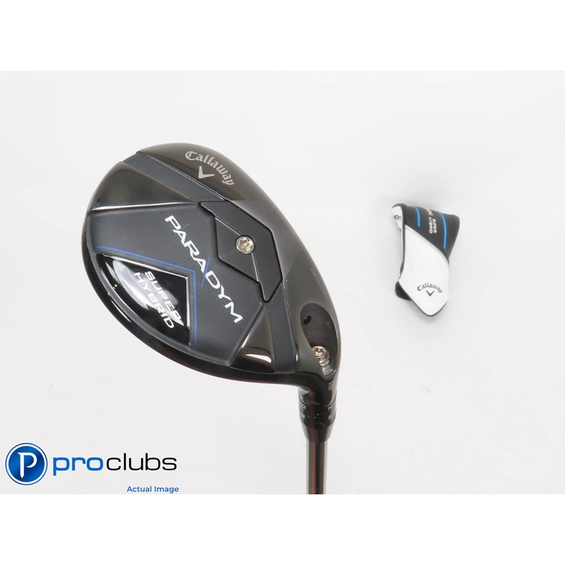 Callaway PARADYM Super Hybrid 18* Hybrid w/HC – Cool Clubs Stiff Flex – 411494