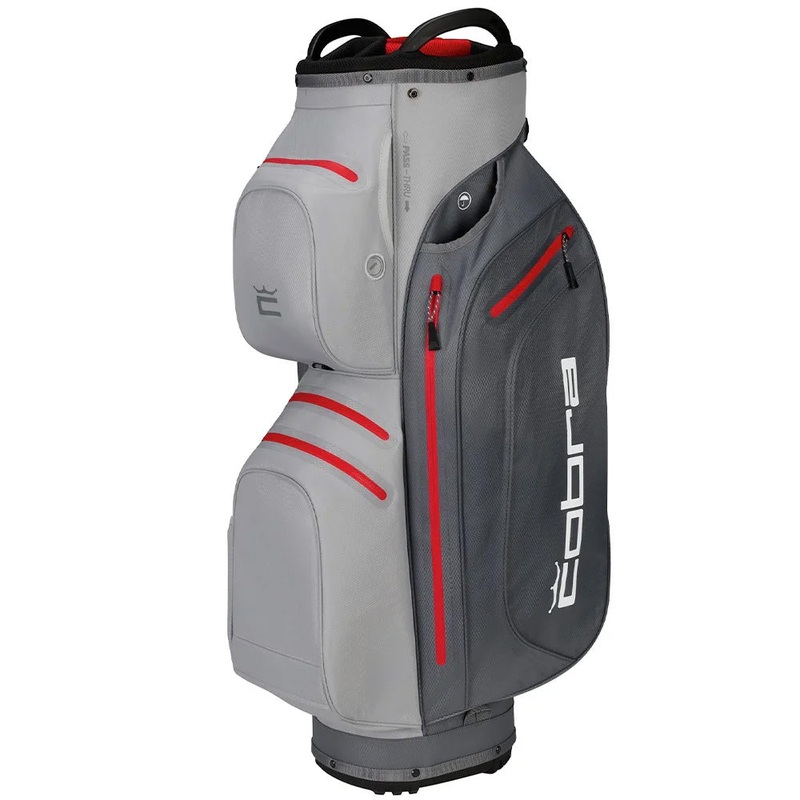 Cobra Ultradry Pro Golf Cart Bag – Grey/Red