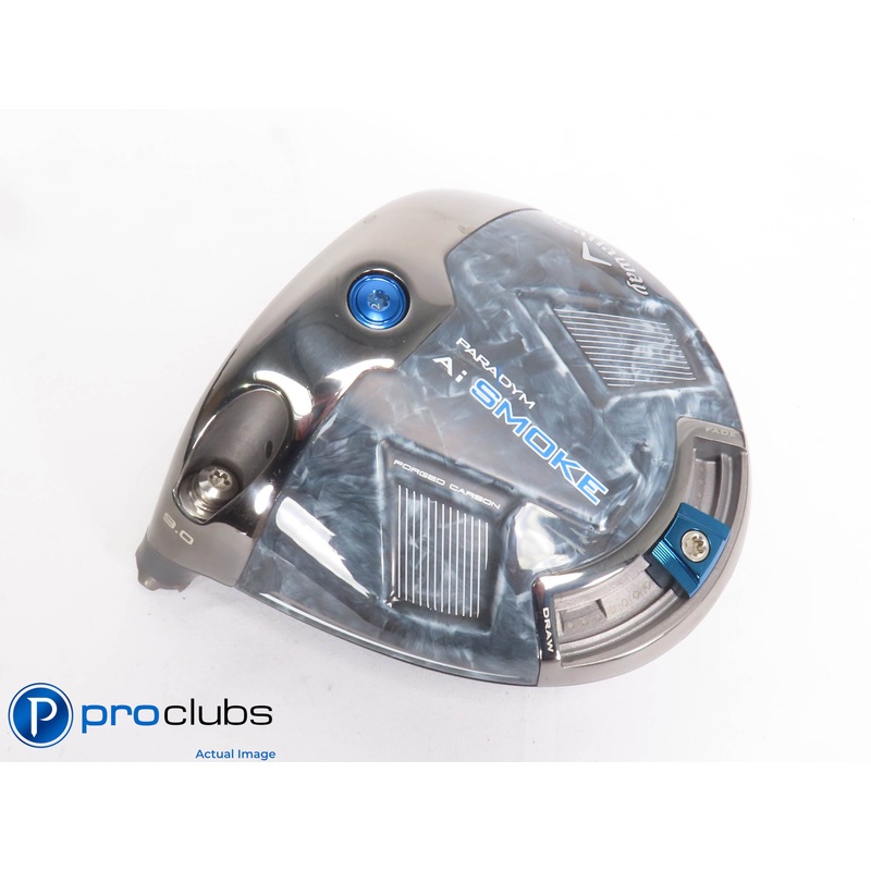 Left Handed Callaway Paradym Ai Smoke MAX 9* Driver – Head Only – L/H – 428289