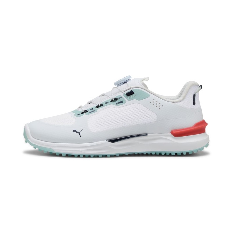 Puma Men’s Ignite Elevate X DISC Golf Shoe 25 – Puma White/Modern Mint