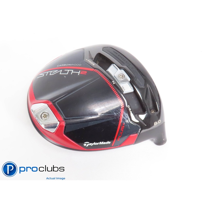 TOUR ISSUE! TaylorMade STEALTH 2 PLUS 8* Driver HEAD ONLY w/+ Stamp #439126