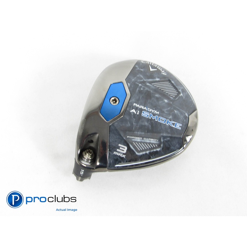 Excellent! Left Handed Callaway PARADYM Ai Smoke MAX 15* 3 Wood – Head – 430184