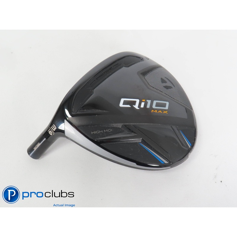 Excellent! Left Handed TaylorMade Qi10 MAX 16* 3 Wood – Head Only – L/H – 445426